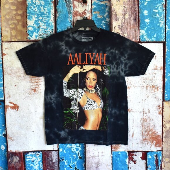 Men's Aaliyah Cloud Wash Tee Short Sleeve Crew Neck MEDIUM Cloud Wash NEW - Picture 1 of 8